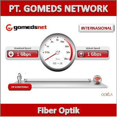 Fiber Optik Internasional 1 Gbps Dedicated