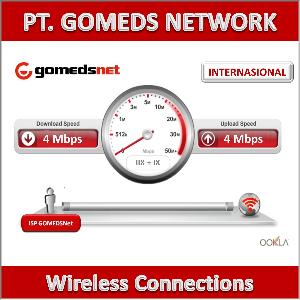 Wireless Internasional 4 Mbps Dedicated