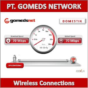Wireless Domestik 70 Mbps Dedicated