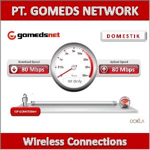 Wireless Domestik 80 Mbps Dedicated