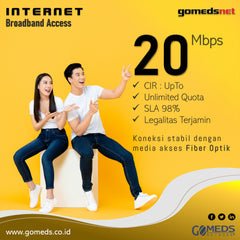 Fiber Optik Broadband 20 Mbps
