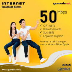 Fiber Optik Broadband 50 Mbps
